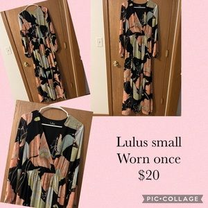 Lulus Long sleeve Floral dress